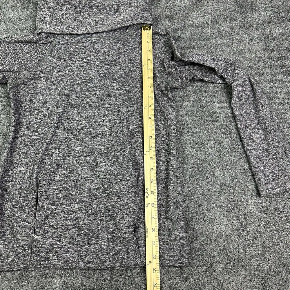 Lululemon Shirt Women 4 Heather Gray Make A Move Cowl Neck Stretch Athletic READ - Picture 5 of 11